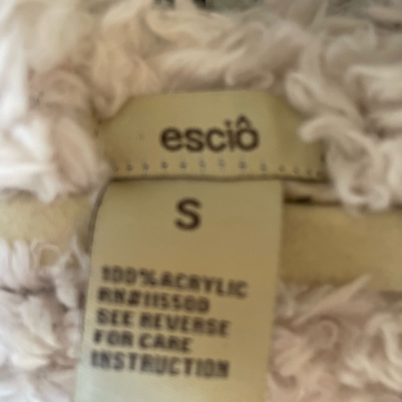 Sherpa hooded vest with sparkles! - Picture 4 of 4